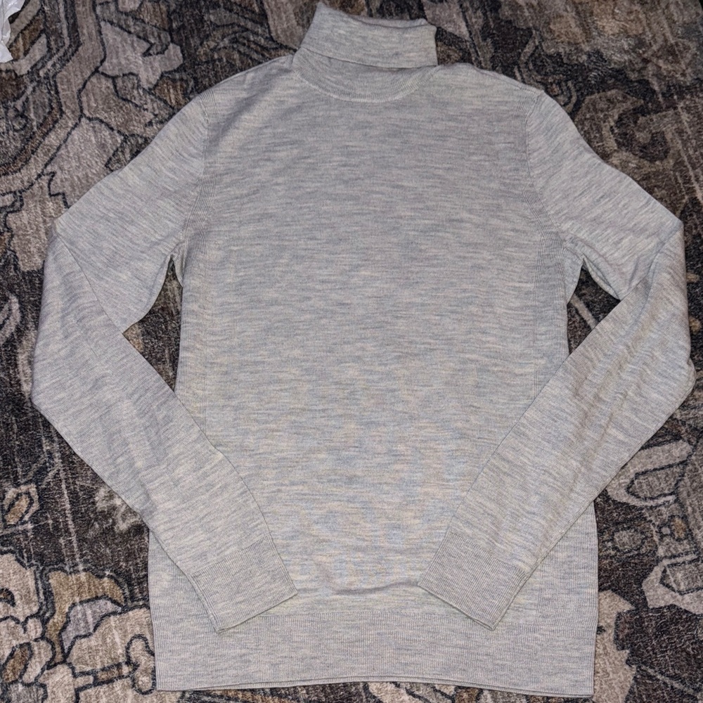 Men's Gray turtleneck Sweater